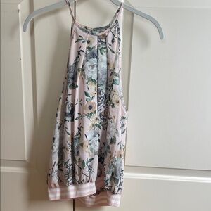 Floral Print Women's Tank Top